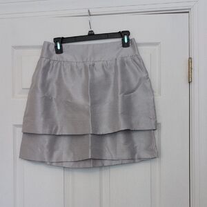 Merona Silver Layered Skirt